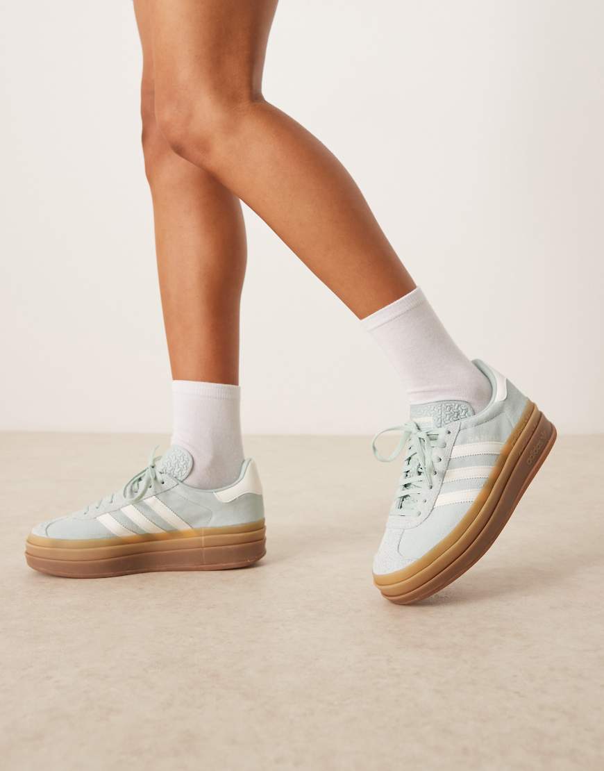 Gazelle Bold sneakers in sage green