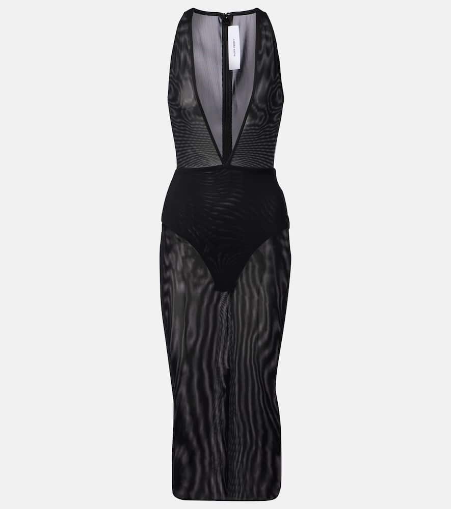 Sheer midi dress