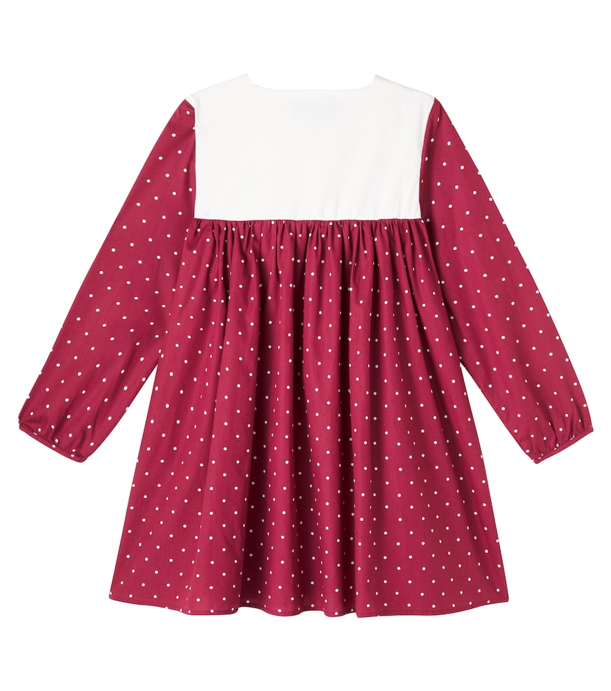 Konges Sløjd Muna polka-dot sequined cotton dress