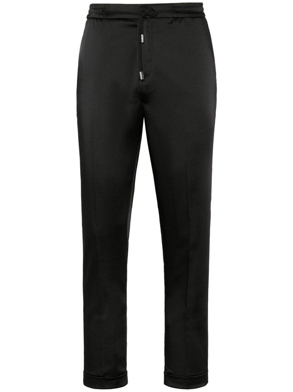 Satin tailored trousers - Neutrals