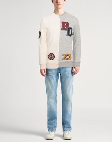 Brian Dales Man Sweatshirt Ivory Size S Cotton