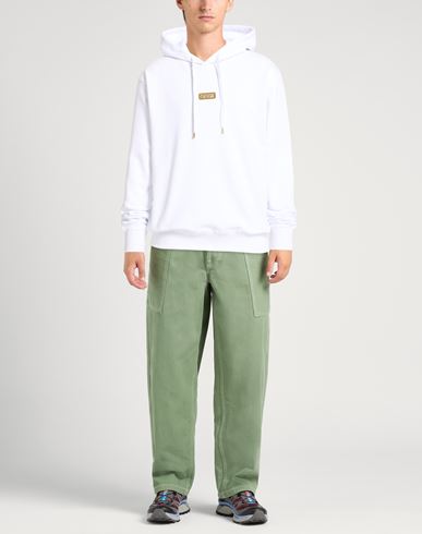 Man Sweatshirt White Size XL Cotton