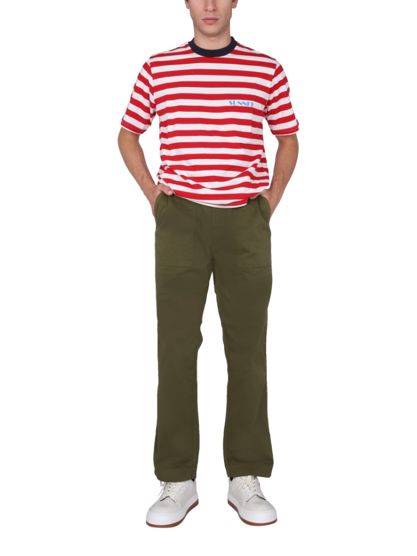 Red Crew Neck T-Shirt