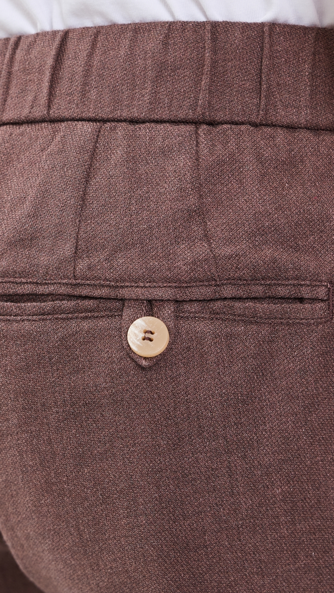 Felipe Linen Shorts Brown