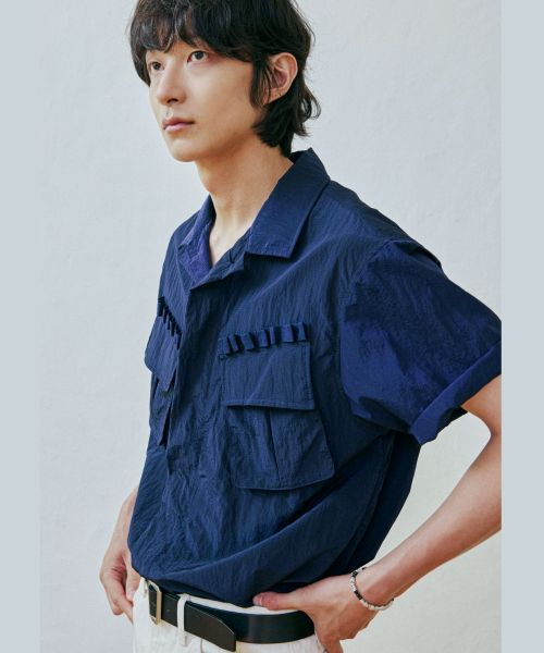 Ripstop Off Duty Purtig Shirt Navy