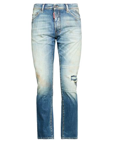 Man Jeans Blue Size 38 Cotton