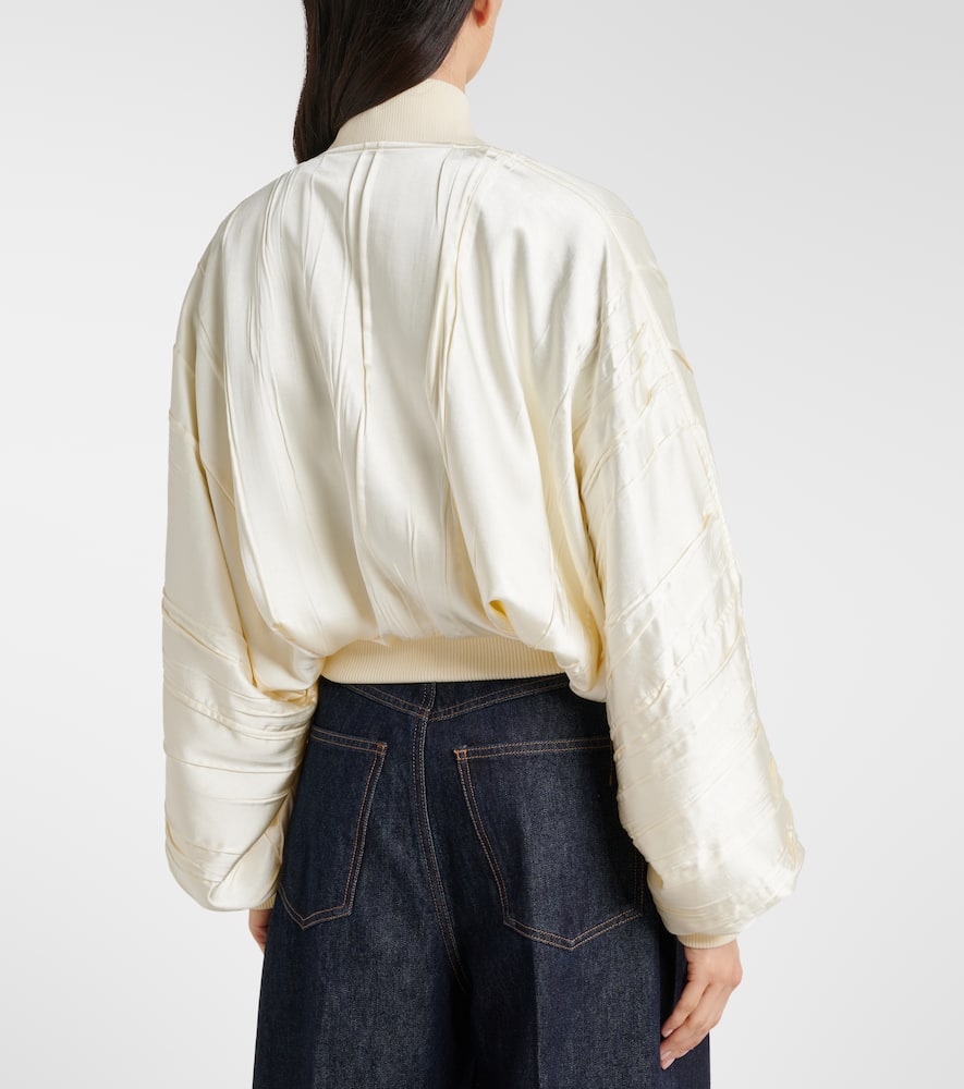 Zorro cropped bomber jacket