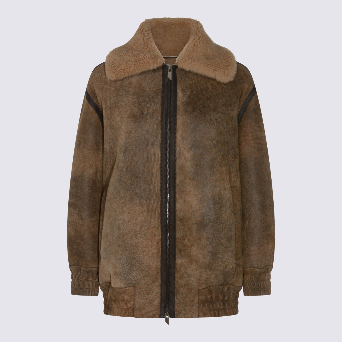 Shearling Jacket With Collar