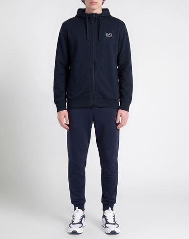 Man Sweatshirt Midnight blue Size S Cotton