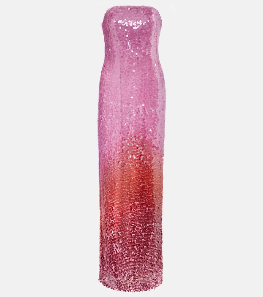 Leilani ombré sequined gown