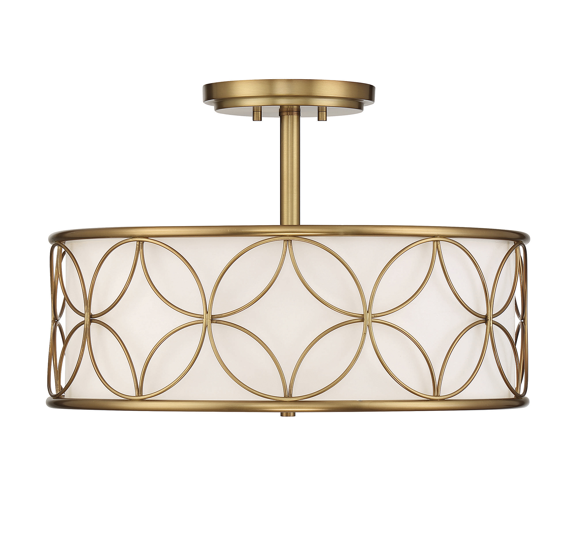 Reid 4-Light Ceiling Light in Warm Bra