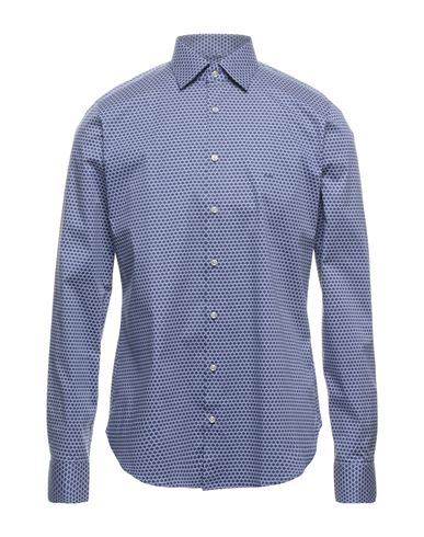 Man Shirt Midnight blue Size 14 ½ Cotton, Elastane