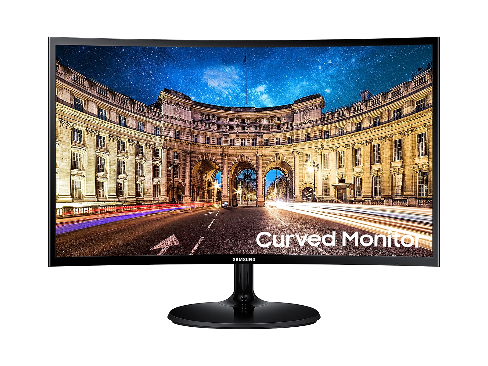 24" CF39 FHD AMD FreeSync Curved Monitor with Super Slim Design in black, glossy(LC24F396FHNXZA)