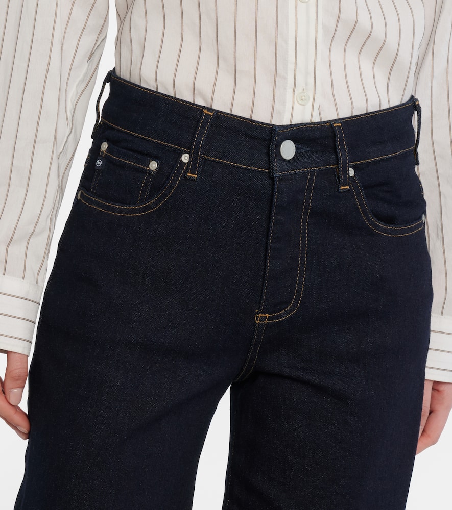 Saige cropped wide-leg jeans