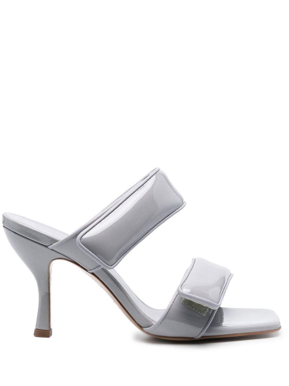 Perni 03 80mm double-strap sandals - Grey