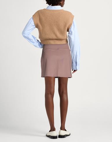 Woman Shorts & Bermuda Shorts Taupe Size L Recycled polyester, Elastane