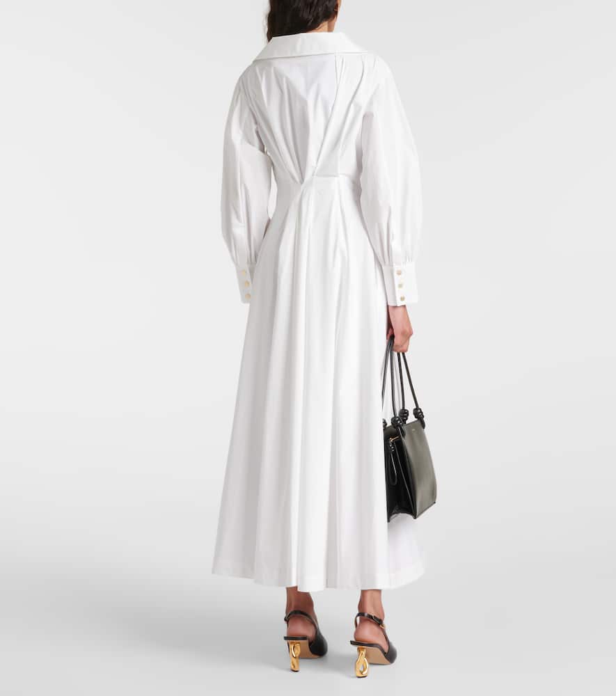 Isabela cotton-blend midi dress