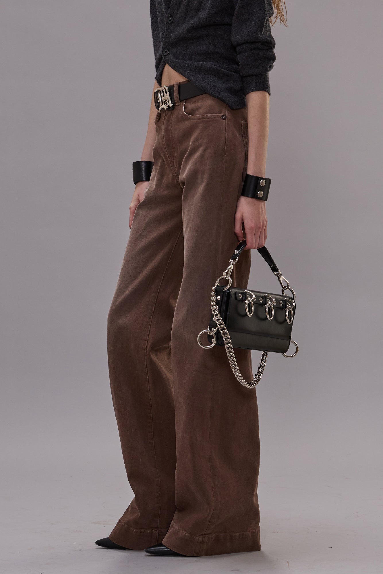 R13 Charlotte Jean - Clean Umber Stretch