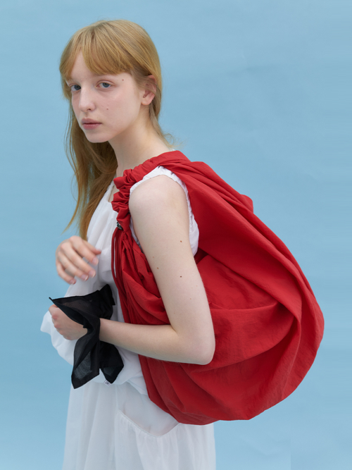 Large Tangle Twist Bag_Red