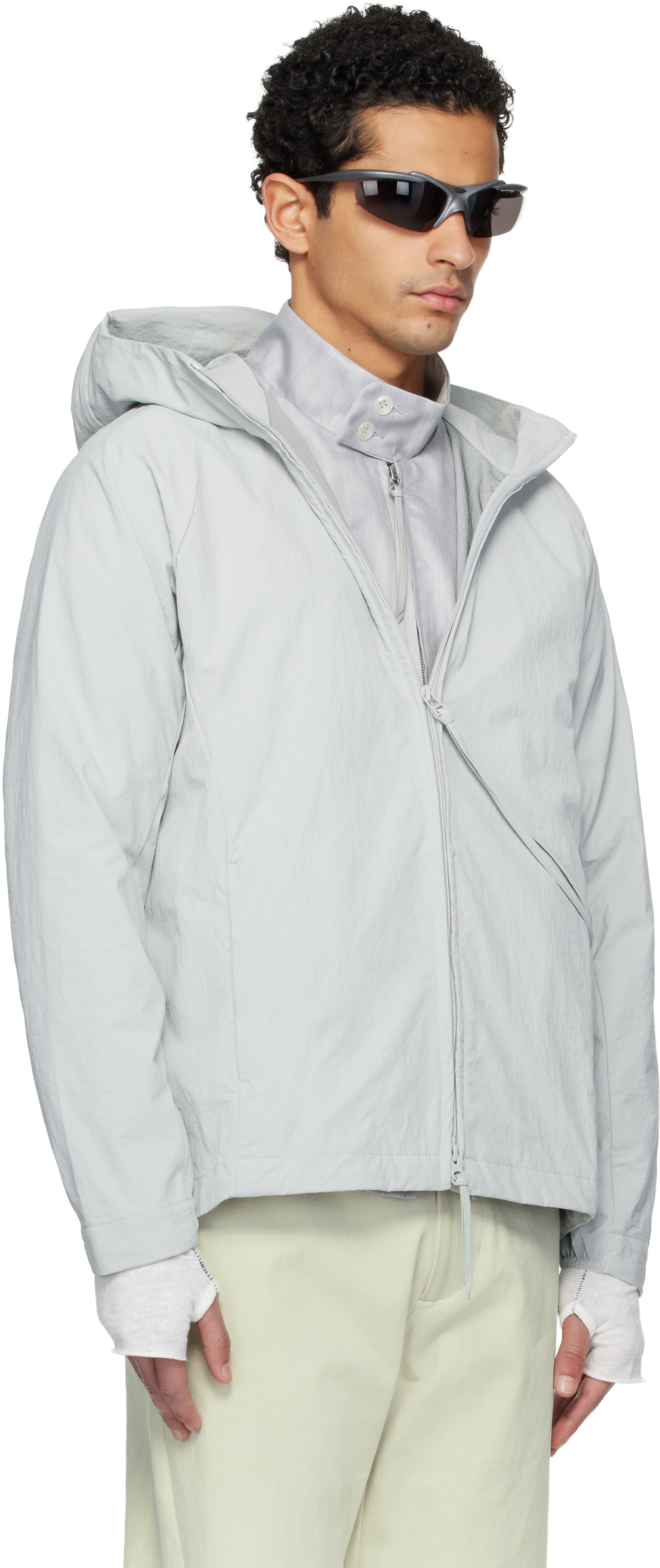Gray Opening Jacket