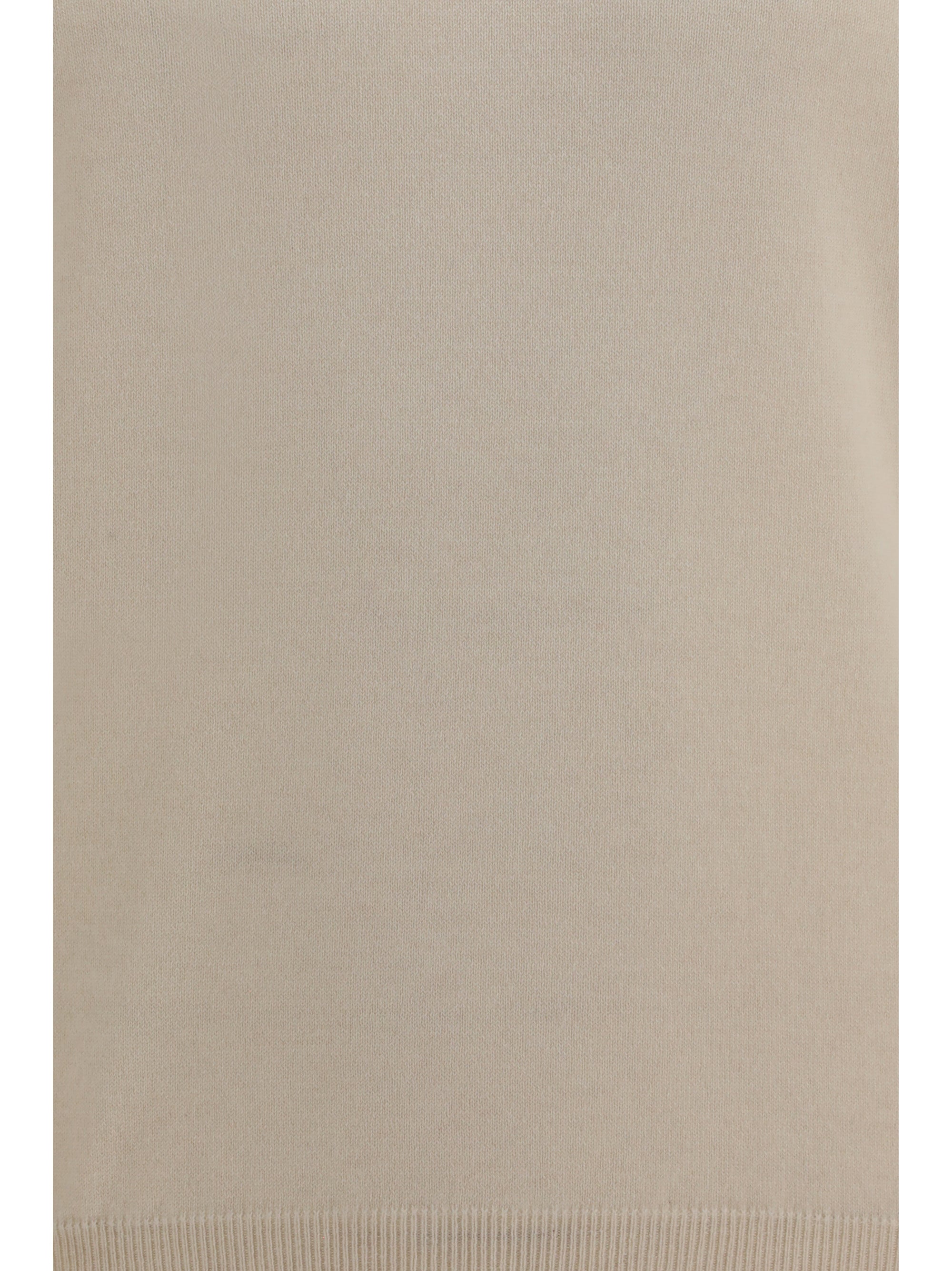 Cashmere Turtleneck Sweater — Cream
