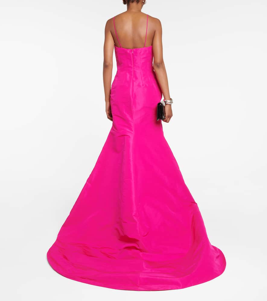 Scoop-front gown