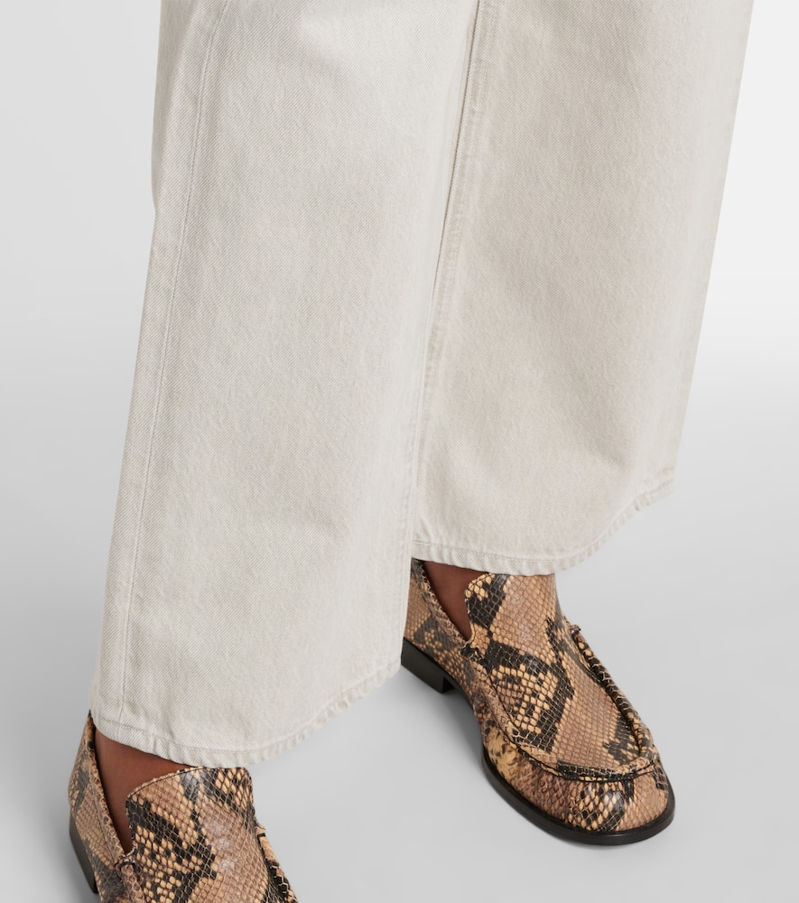 Ren high-rise wide-leg jeans