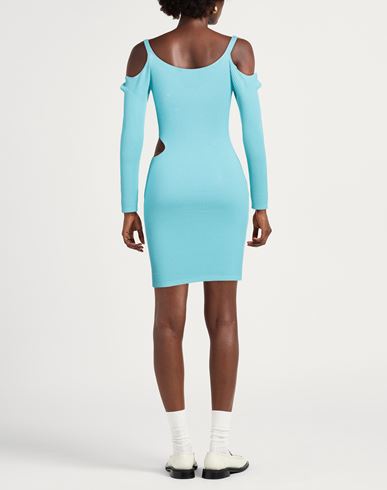 Woman Mini dress Turquoise Size ONESIZE Viscose, PBT