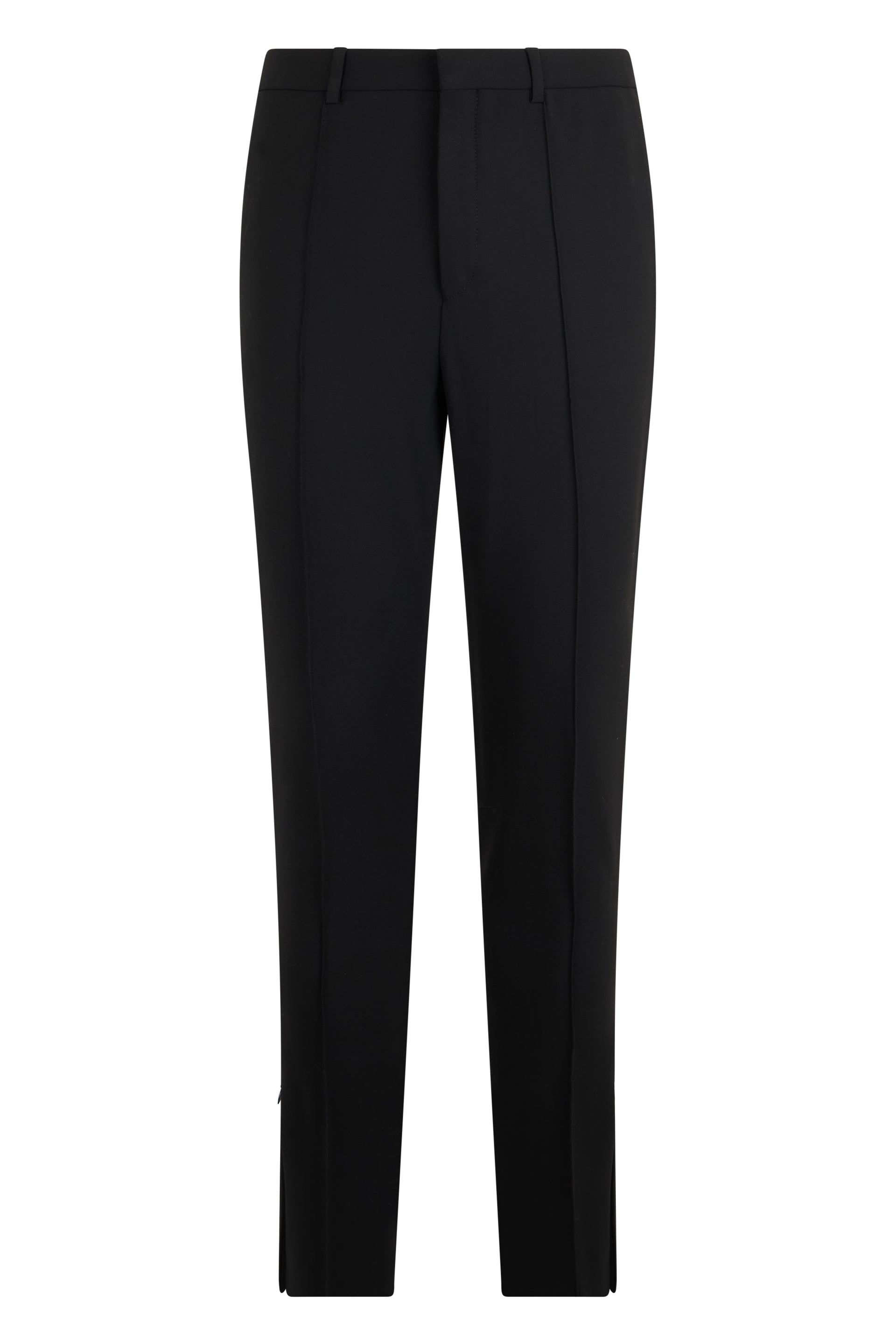 SLIM TROUSERS in STRETCH WOOL GABARDINE