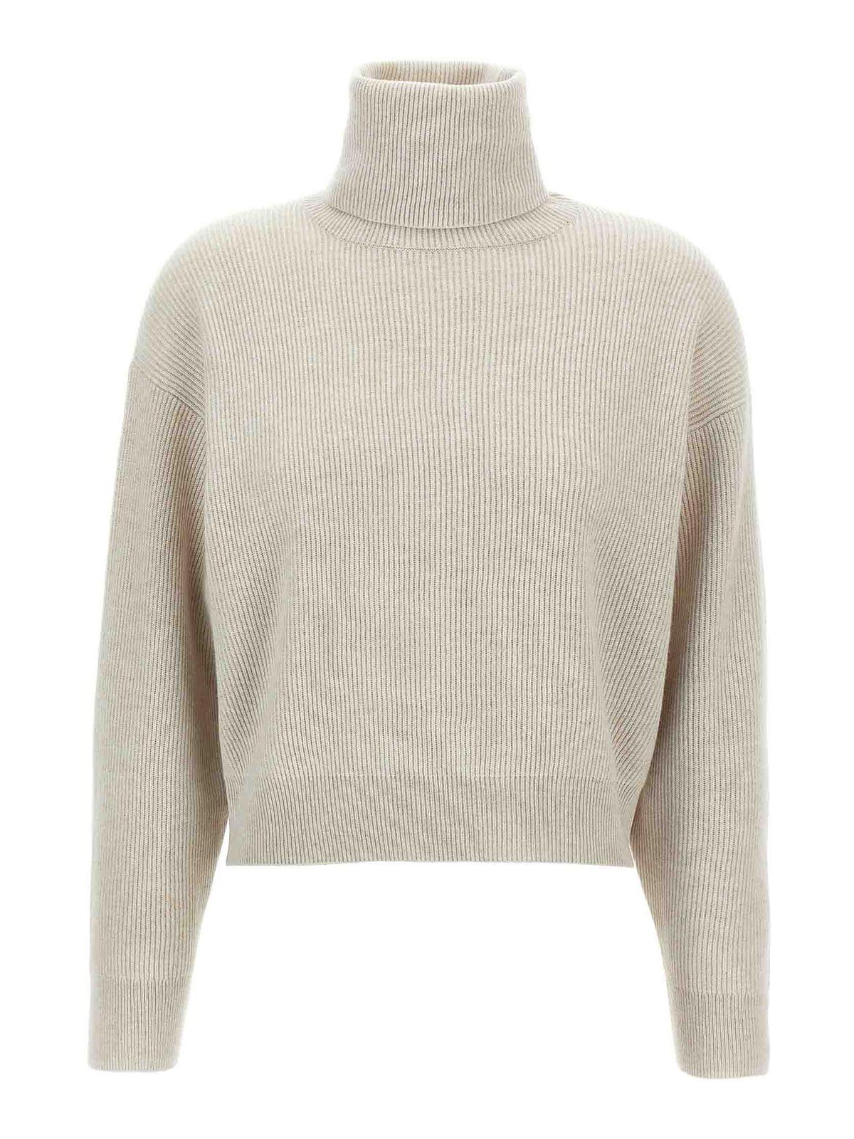 Ribbed Turtleneck Sweater