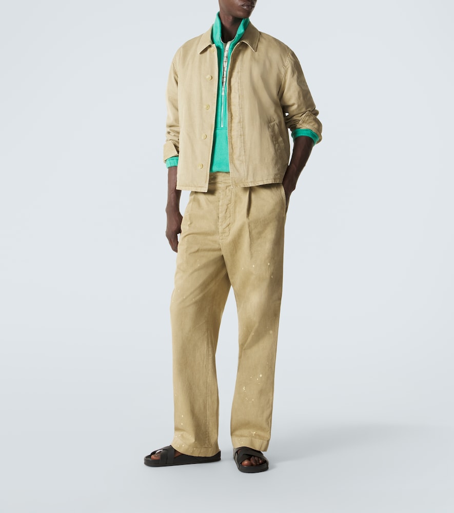 Cotton blouson jacket