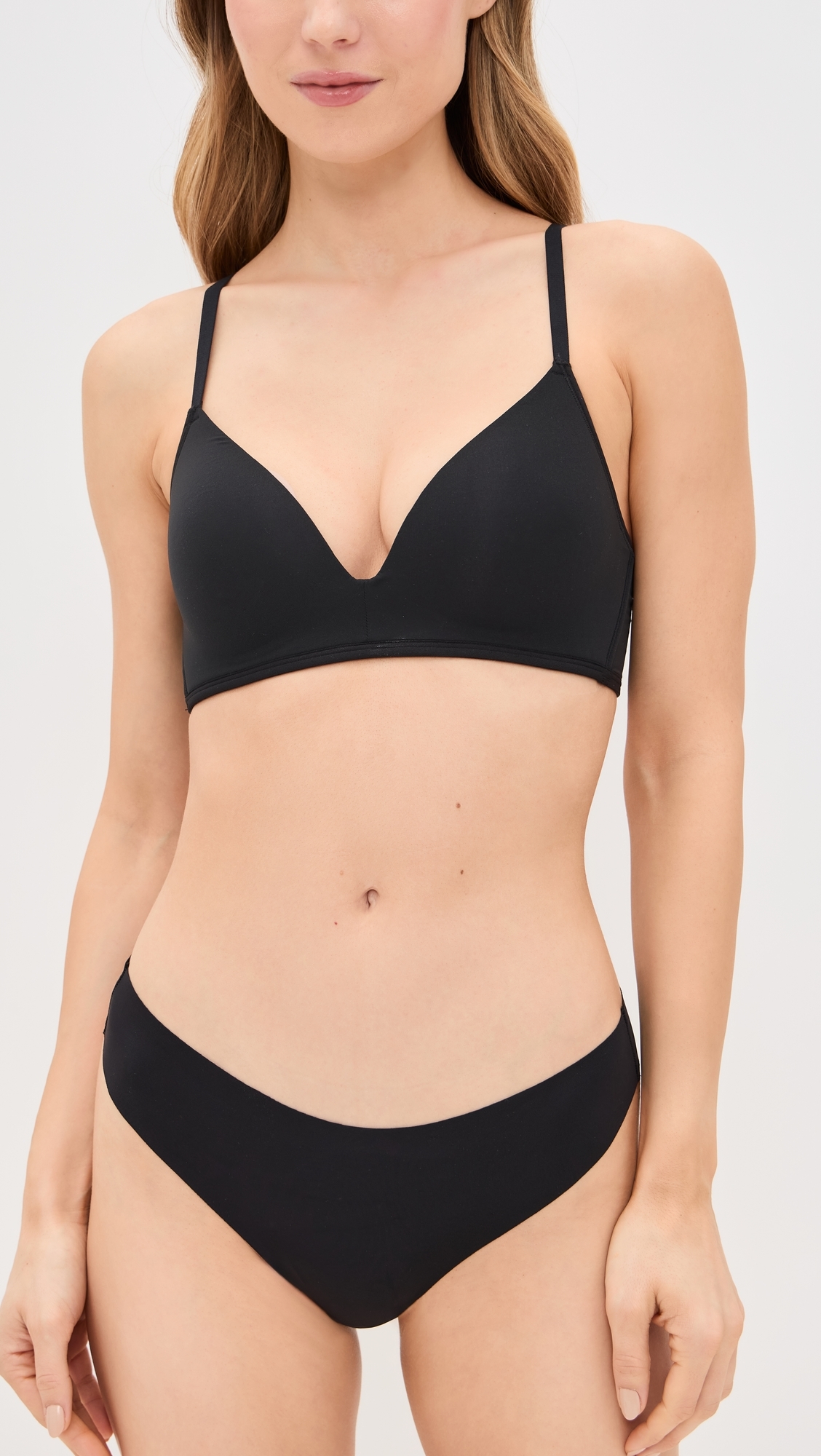 Prestige Wireless Push Up Bra Black 30A