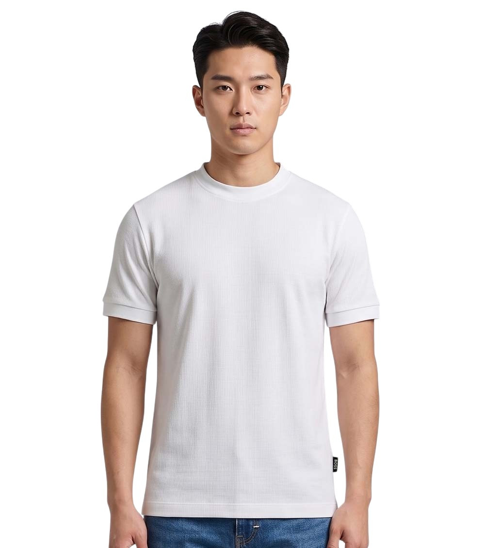 White Crew Neck T-Shirts