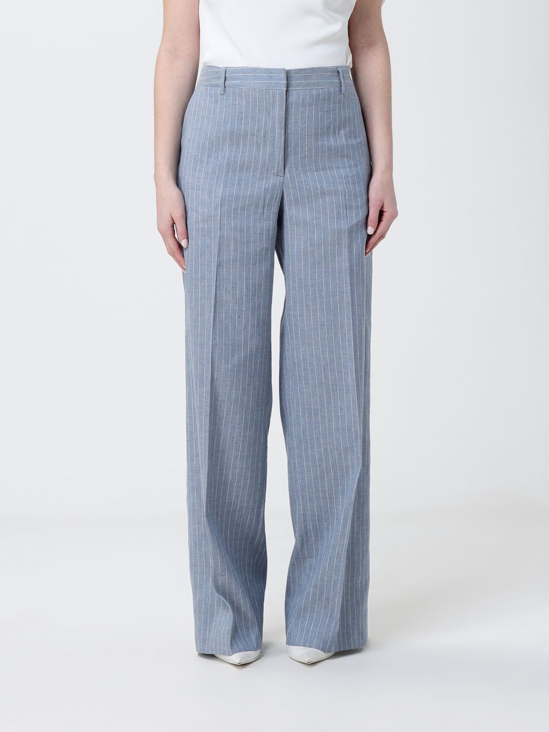Pants Woman color Blue