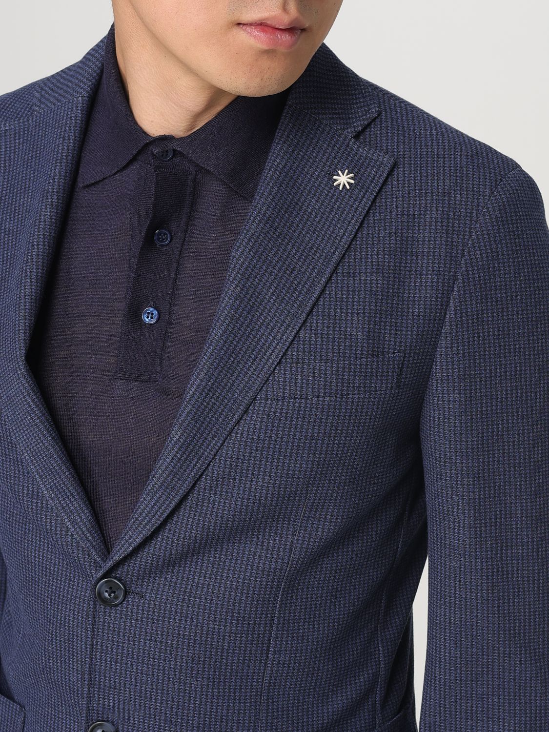 Blazer MANUEL RITZ Men color Blue
