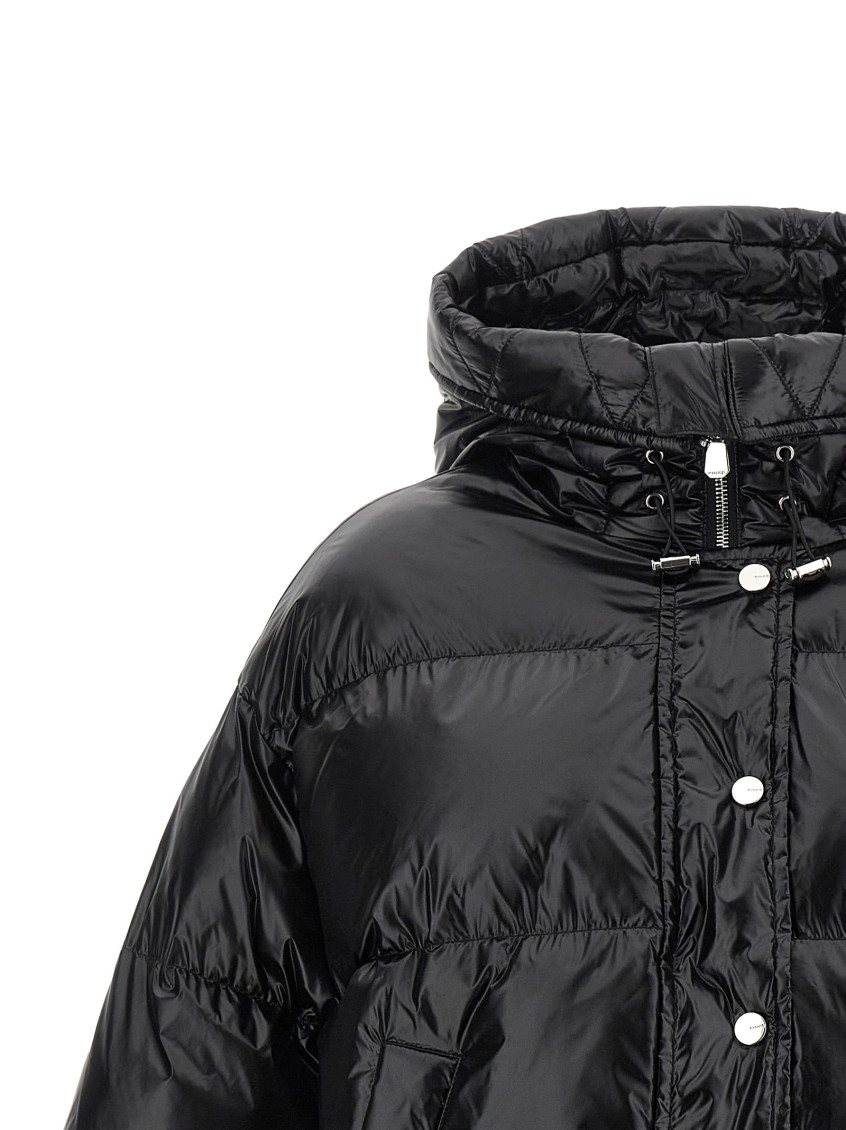 Pinko - impasto hooded down jacket quilted texture