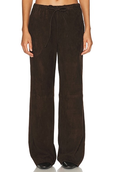 SPRWMN Kauai Pant in Americano - Chocolate. L also in