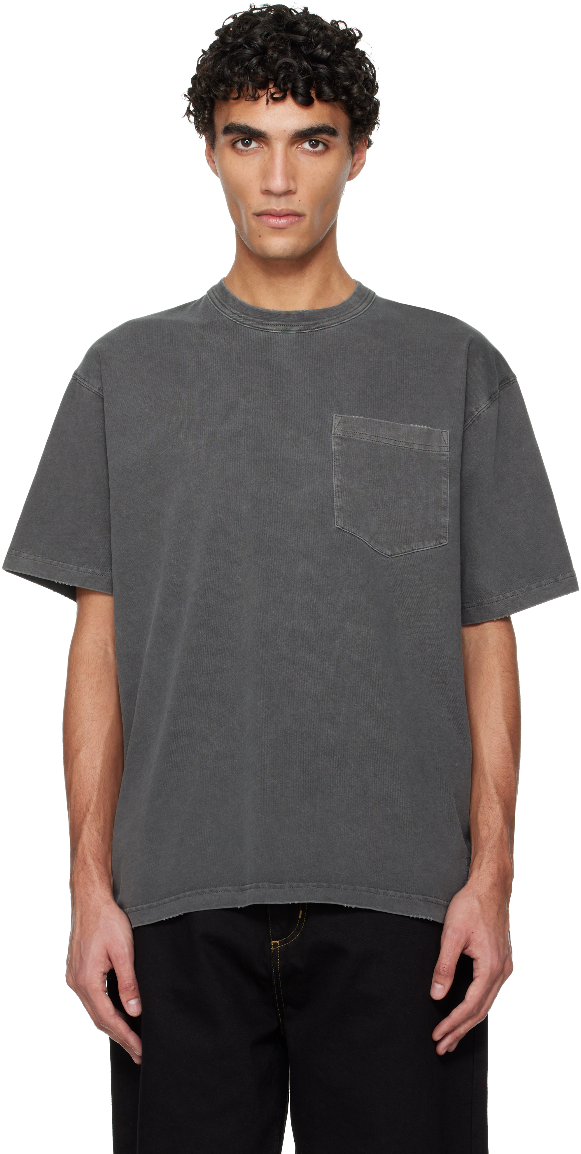 Gray Torion Pocket T-Shirt