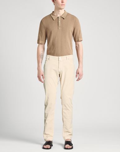 Jacob Cohёn Man Pants Beige Size 36 Cotton, Elastane