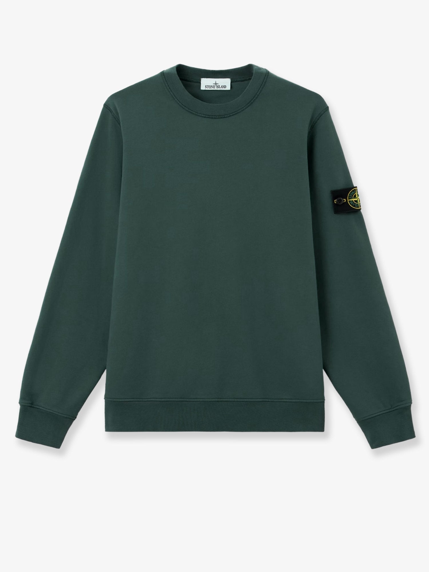 Cotton Crewneck Sweatshirt — Green