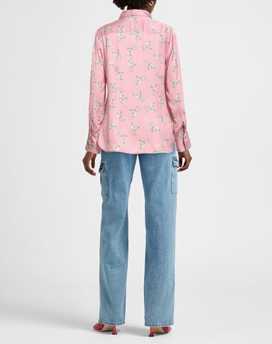 Woman Shirt Light pink Size 10 Viscose