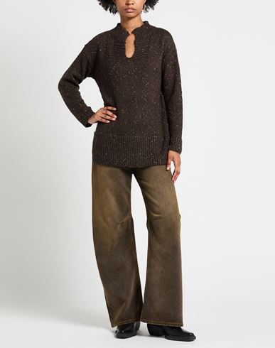 Woman Sweater Dark brown Size XS Acrylic, Polyamide, Mohair wool, Polyester
