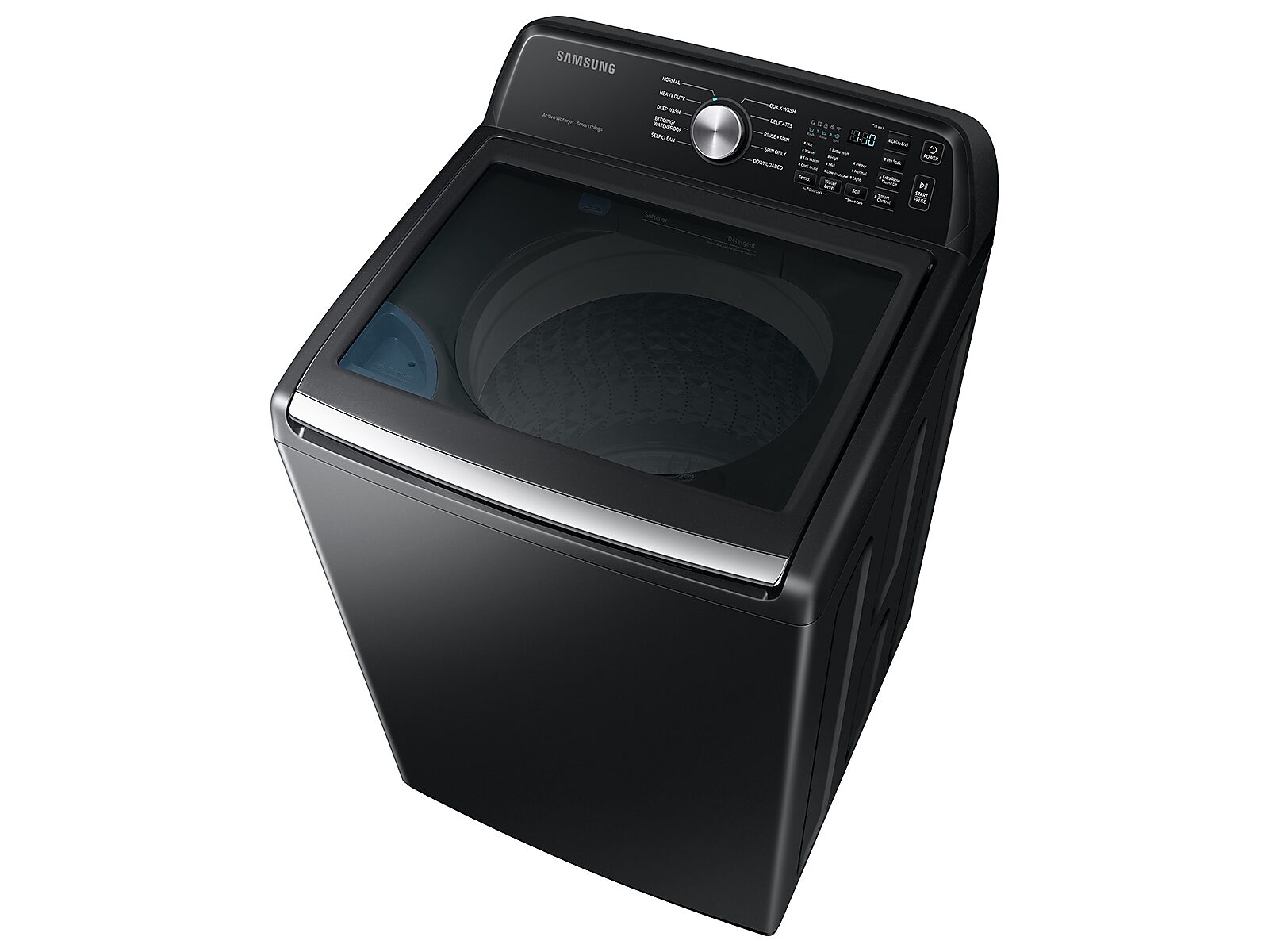4.6 cu. ft. Large Capacity Smart Top Load Washer with ActiveWave™ Agitator and Active WaterJet in Brushed Black(WA46CG3505AVA4)