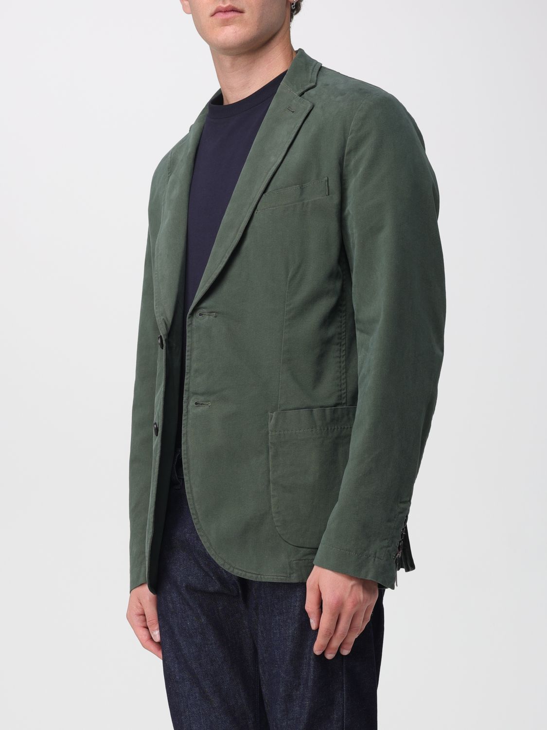 Jacket Men color Green