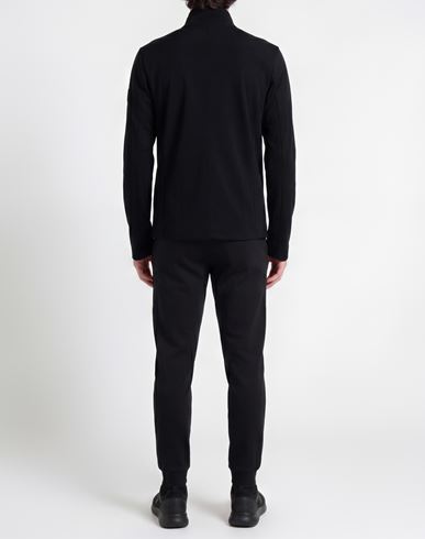 Man Sweatshirt Black Size 3XL Polyester, Elastane