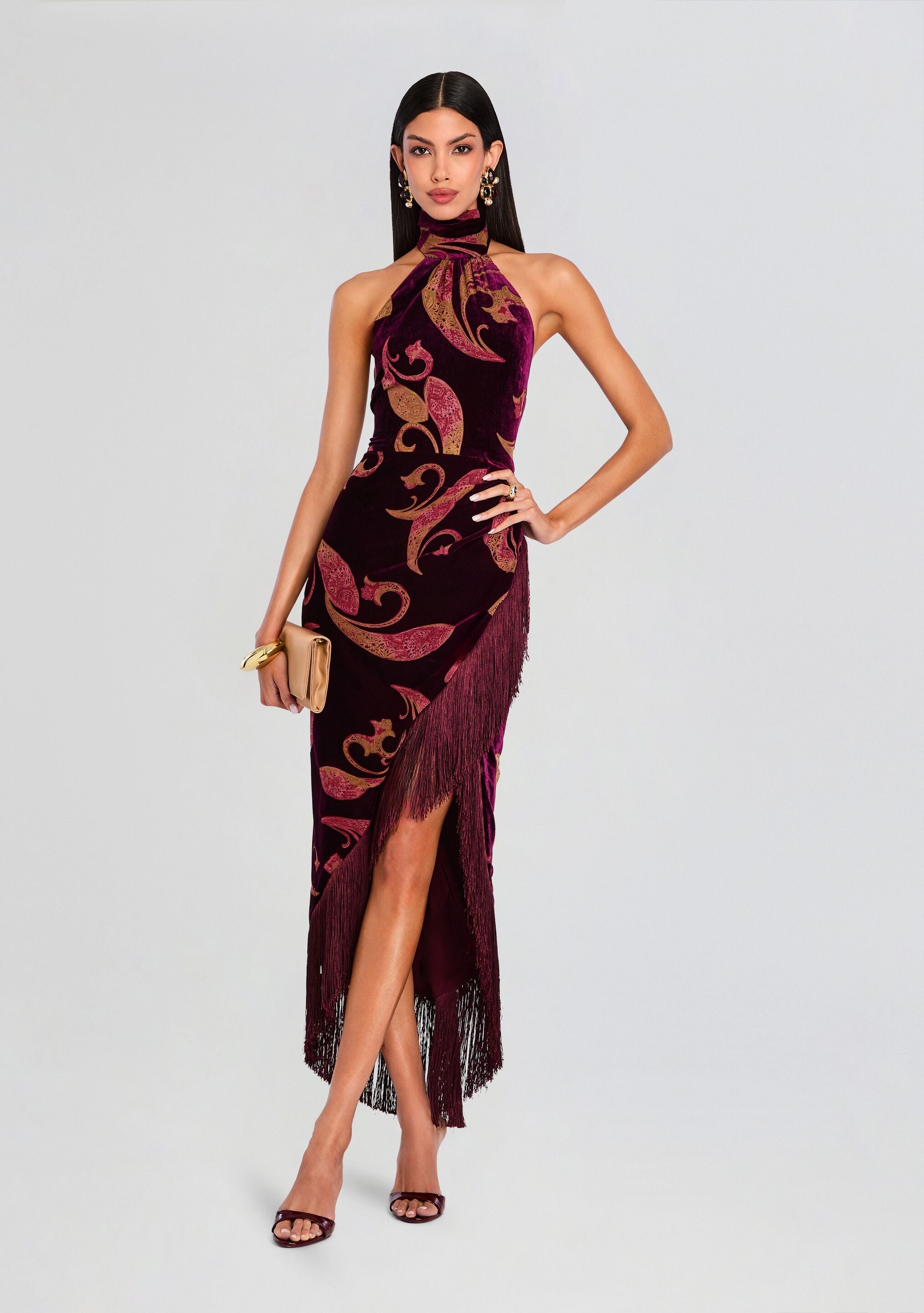 Iridessa Velvet Dress