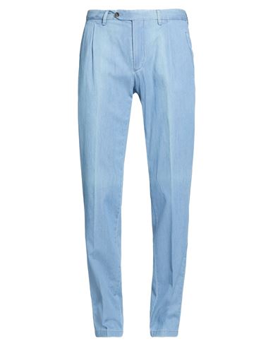 Man Jeans Blue Size 32 Cotton, Elastane
