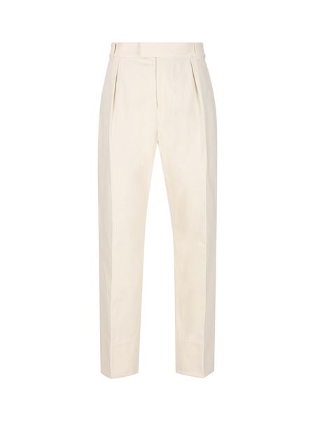 Loro Piana ストレートレッグ テーラード パンツ