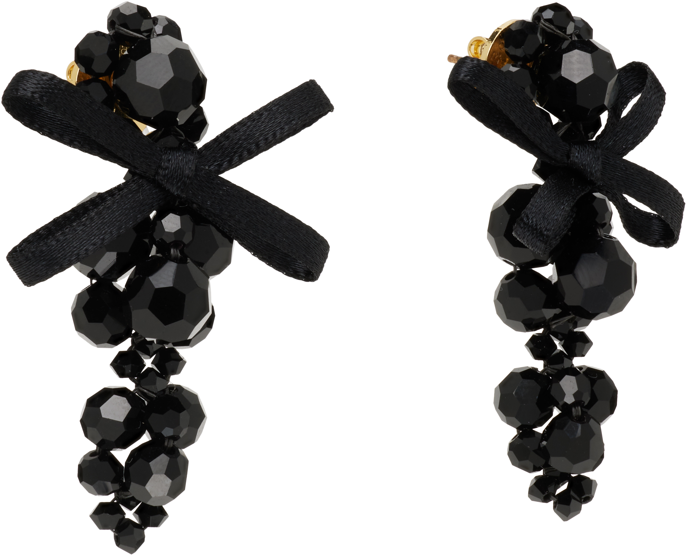 Petite Bow Detail Cluster Earrings
