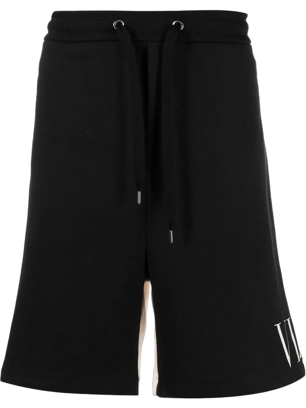 Two-Tone Logo Shorts — Black
